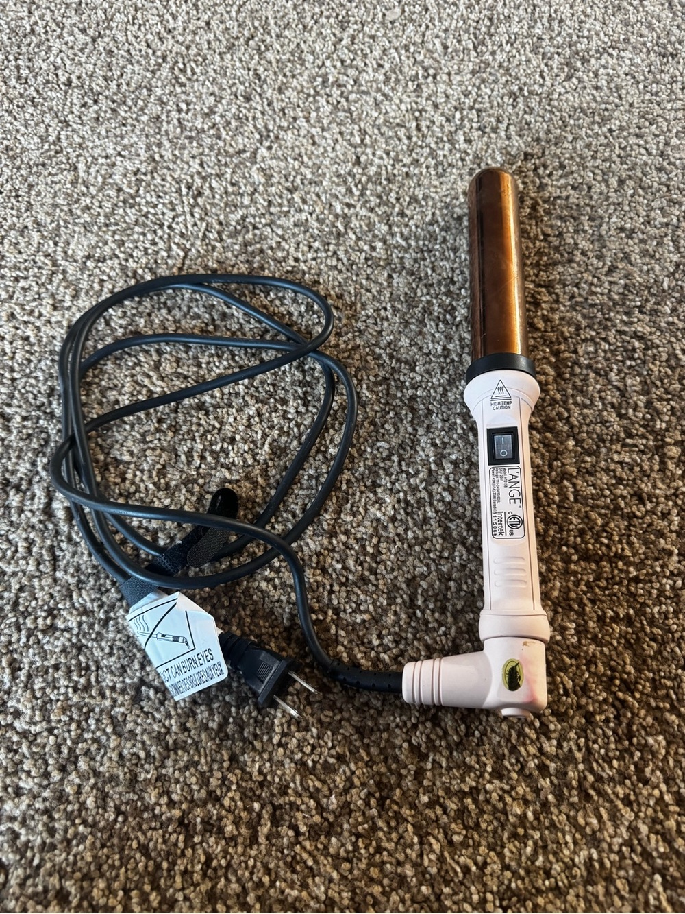 Curling Wand - Lange Old Style- 1" Barrel